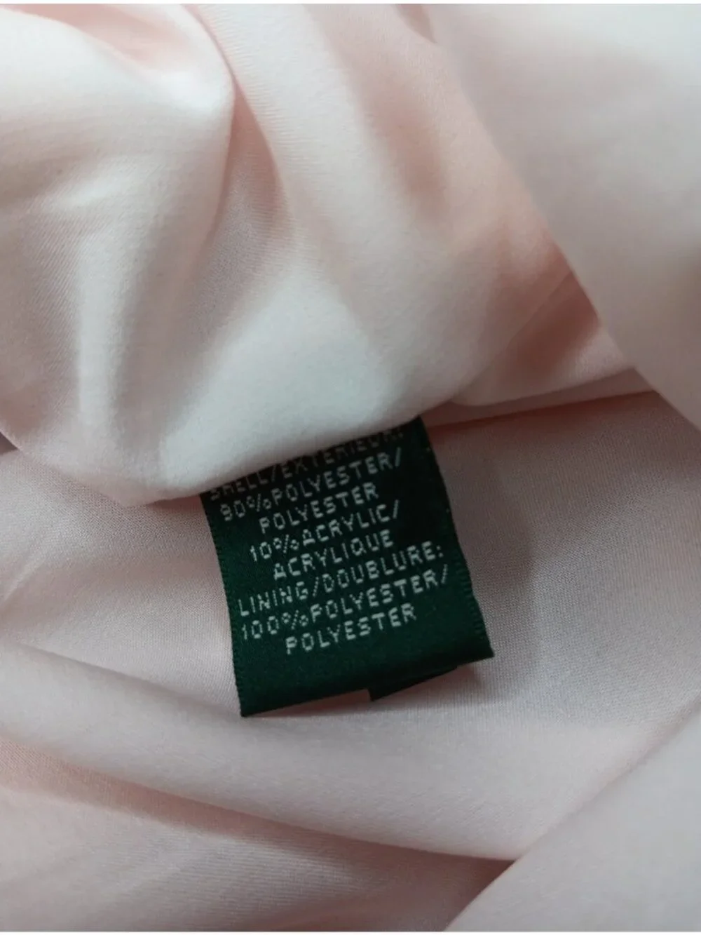 Ralph Lauren Ruched Sheath Dress Sz 6 Pink Jacquard Floral Romantic Event Glam - Picture 6 of 8